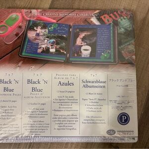 Creative Memories Black and Blue Album Pages 7 x 7 No Longer Available